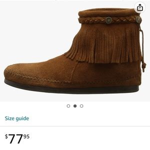 New Minnetonka booties size 7